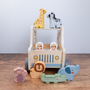 Safari-Jeep aus Holz