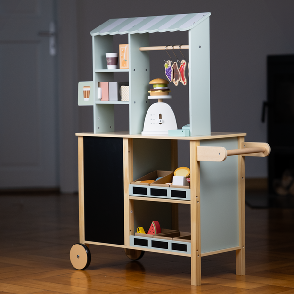 Kinder-Marktstand mit super vielen Extras