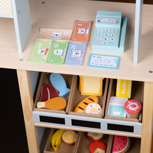 Kinder-Marktstand mit super vielen Extras
