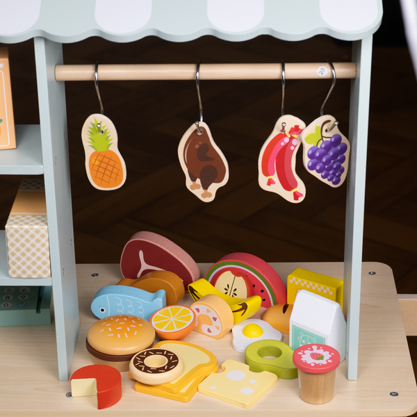 Kinder-Marktstand mit super vielen Extras