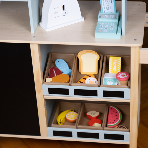 Kinder-Marktstand mit super vielen Extras
