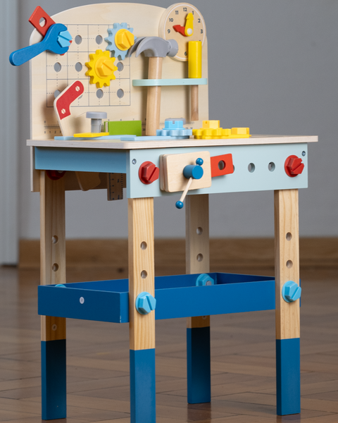 Kinder-Werkbank aus Holz