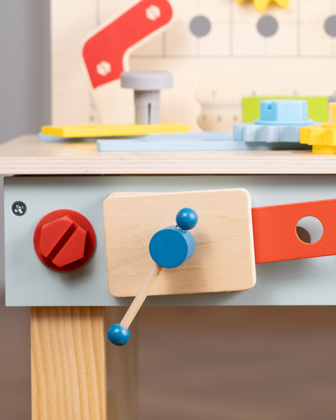 Kinder-Werkbank aus Holz
