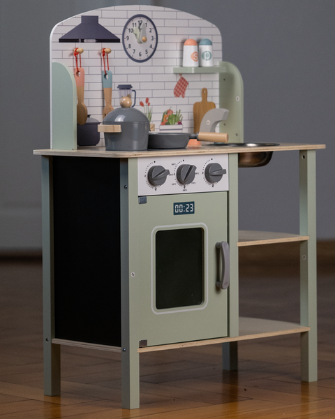 Holzküche für kleine Kochtalente