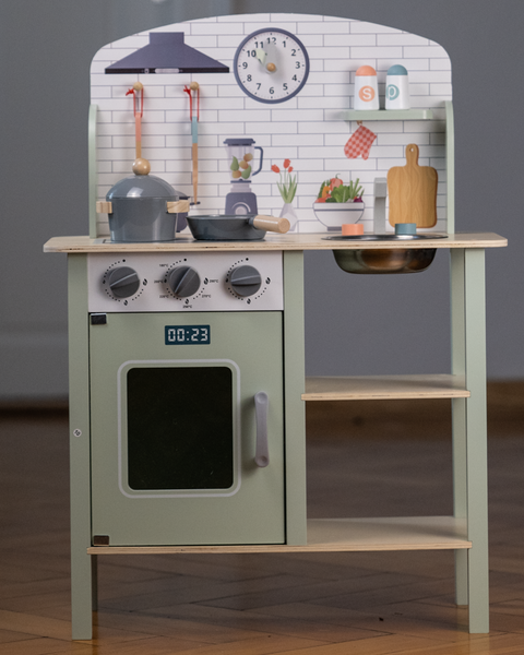 Holzküche für kleine Kochtalente