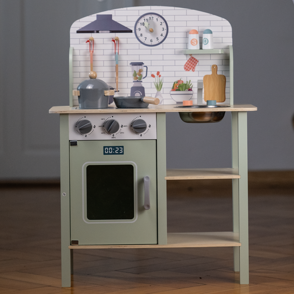 Holzküche für kleine Kochtalente