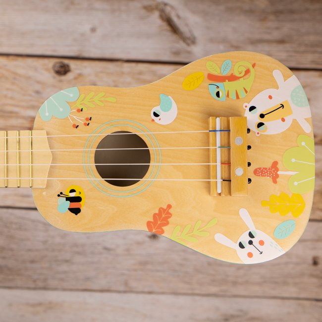 Holz-Ukulele für junge Musikstars